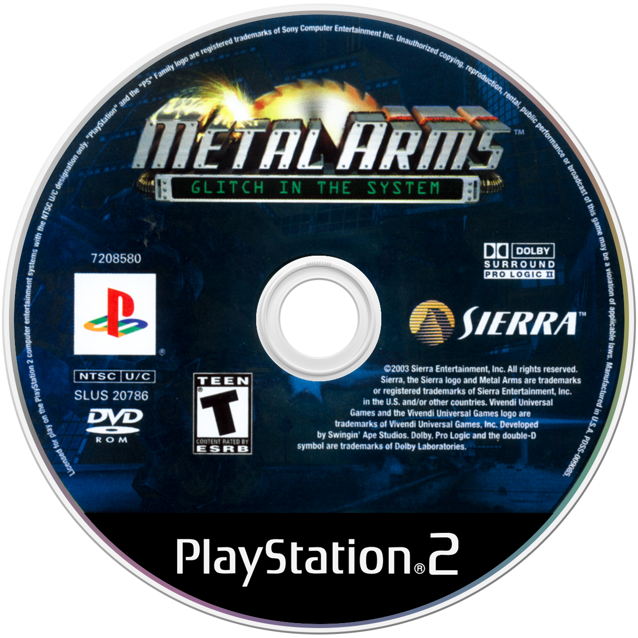 Metal Arms Glitch in the System media 4 for Playstation 2